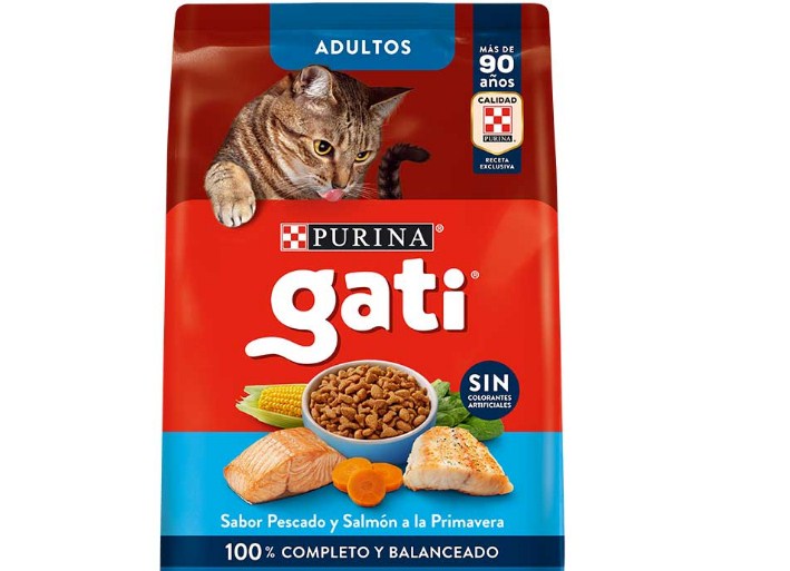 gati purina sabor pescado y salmon 