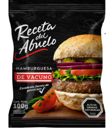 Hamburguesa de Vacuno 100g