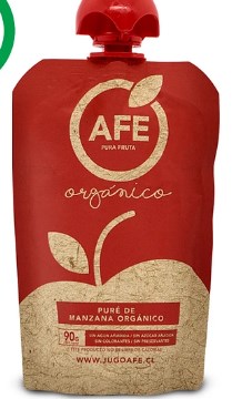 Pure de Manzana Organico 90g AFE