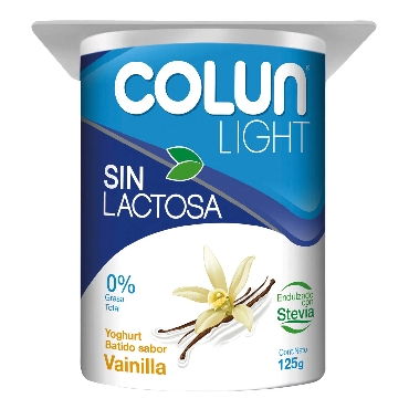 Yogurt Colun Sin Lactosa Vainilla 125g