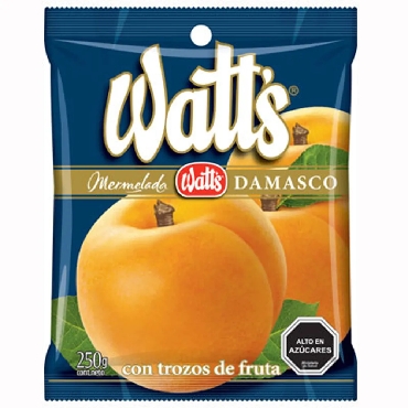 Mermelada Damasco Watts 250g